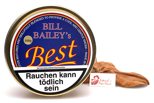 Bill Bailey´s Best Blend Pipe tobacco 100g Tin Bill Bailey´s Best Blend Pipe tobacco 100g Tin